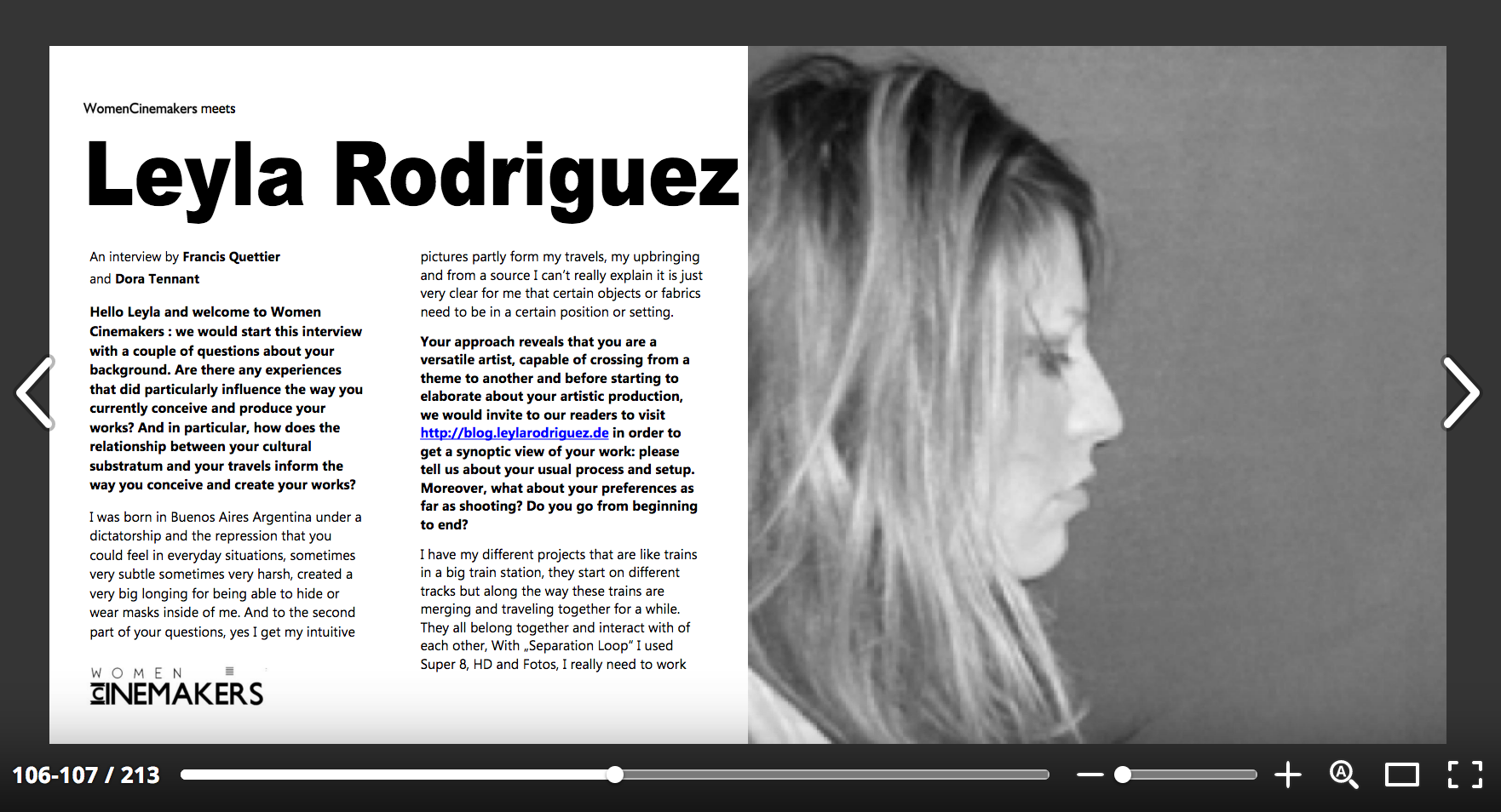 Leyla Rodriguez @ the Women CineMakers, Special Edition, vol 5 Published on May 22, 2015