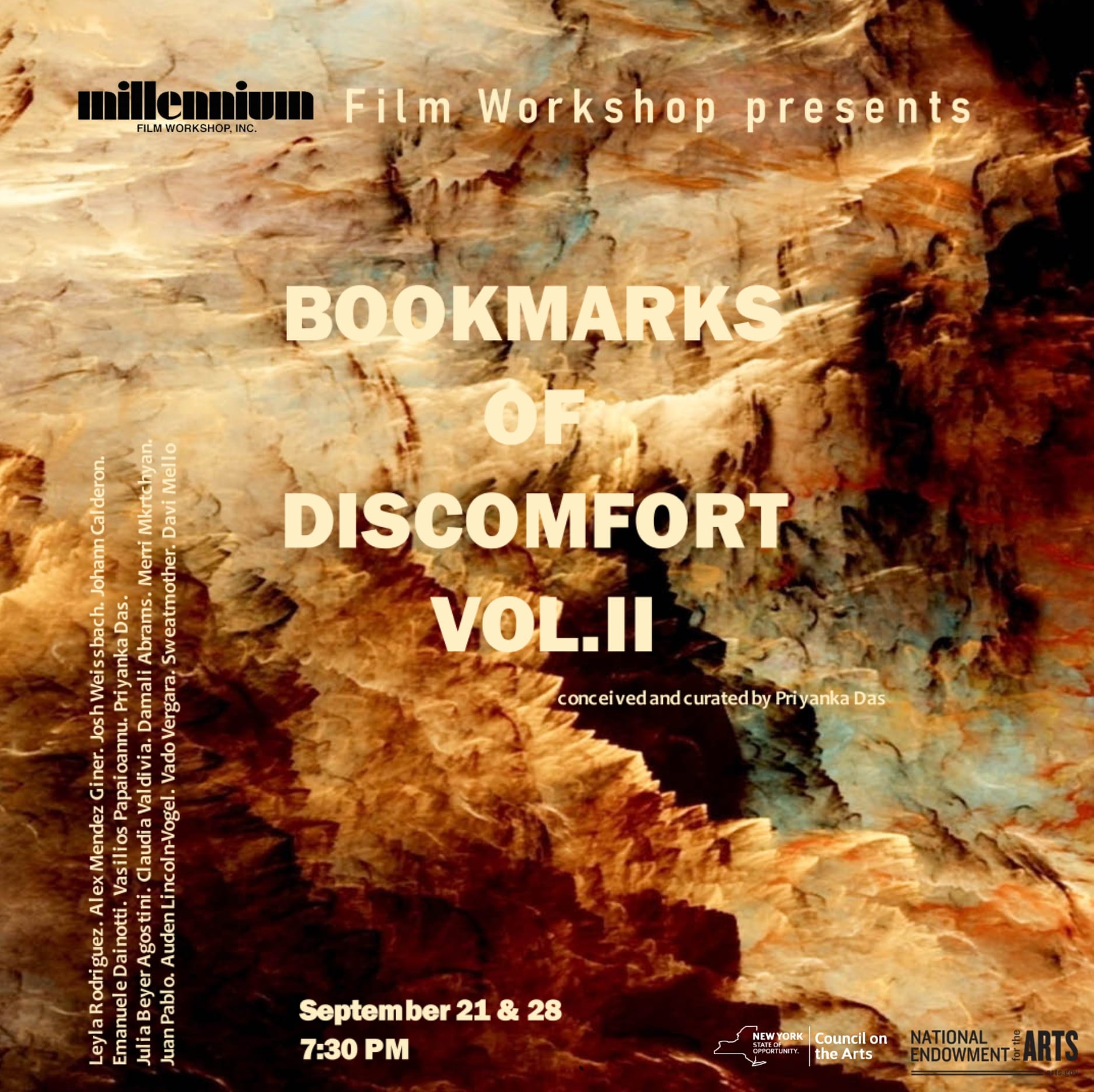 Boom by Leyla Rodriguez @ the Bookmarks Of Disconfort Vol.II, Millennium Film, New York, USA