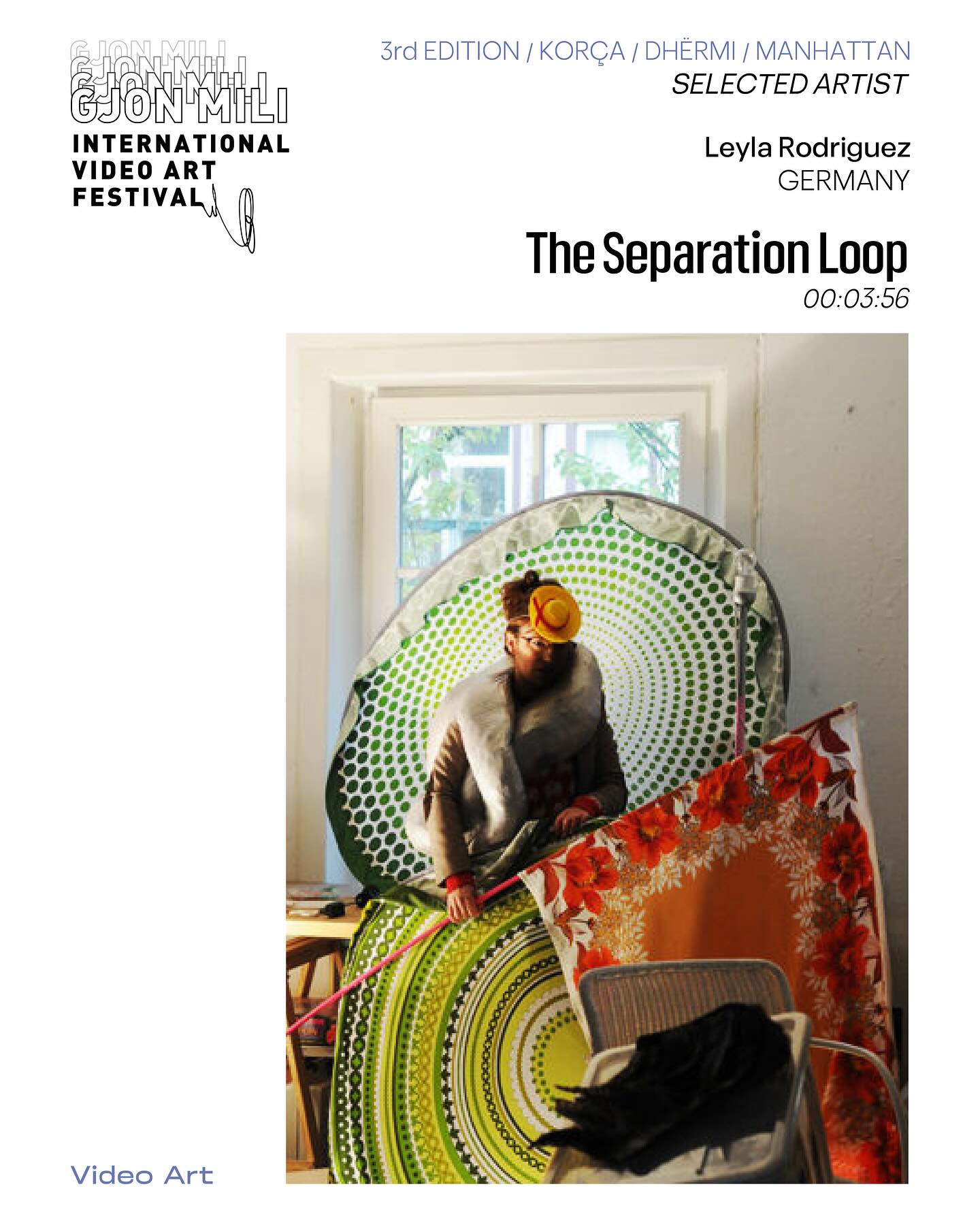 THE SEPARATION LOOP @ the The Gjon Mili International Video Art Festival,SEPTEMBER 26 – OCTOBER 4, NEW YORK, USA