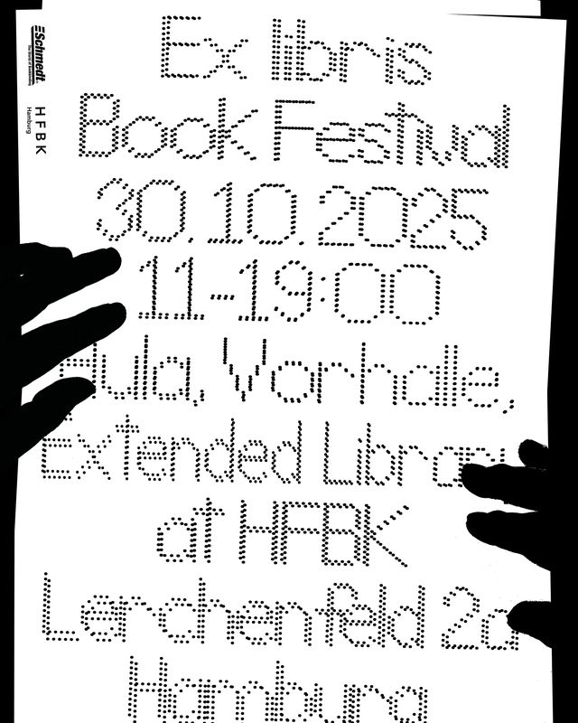Homeless @ the Ex libris book fair 30 October 2025  11:00 – 19:00, Hamburg, germany
